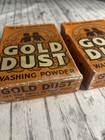 2 Vintage Fairbanks Gold Dust Washing Powder Unopened Box Prop Nos Read