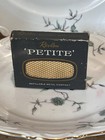 Vintage Revlon Petite Love Pat Pressed Powder Gold Metal Compact Creme Beige