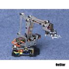 24f Metal 4 Servo Mechanical Arm Aluminum Bracket Clamper Robot Arm For Arduino