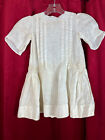 Classic Victorian Linen Drop Waist Child s Dress   Tunic Cotton Eyelet Doll