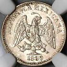 1889-zs Ngc Ms 63 Mexico 5 Centavos Mint State Silver Coin Pop 2 1  22060802c 