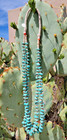 Beautiful Amazing  Navajo Turquoise Nugget And Heishi W shell Bead Necklace 8oz