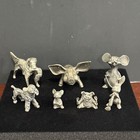 Vintage Hudson Pewter Miniatures Figurines Lot     the Pig     612 Bird Dog  114    