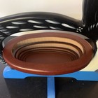 Vintage Loon Wooden Basket Bowl Collapsible Rotating New