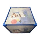 Vintage Ruane Manning Toy Box Storage Chest Trunk Kittens And Yarn 