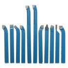 11pcs 5 16  Carbide Tip Tipped Cutter Tool Bit Cutting Set Metal Lathe Tooling