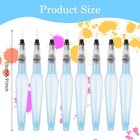 Prasacco 8-piece Watercolour Brush Pens - Refillable 15cm 5 91inch  Blue