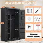 Large Gun Safe For Home unassembled Gun Safe With Adjustable Shelf   Gun Rack