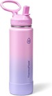 Thermoflask Insulated Water Bottle With Straw Lid 24 Ounces  Purple Sunset