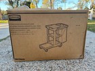 Rubbermaid Commercial High Capacity Janitorial Housekeeping Cart Fg9t7500bla