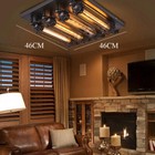 Vintage Light Loft Ceiling Lamp Steampunk Style Industrial  Pendant Chandelier