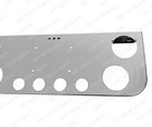 Qsc Trucks Stainless Steel Rear Center Light Panel W  4  And 2  Round Cutouts