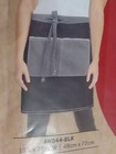 Chef Works Bronx Bib Apron With Scoop Neck Black Bronx Half Bistro Apron  Sealed