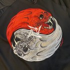 Vintage 90s Metallica Giant Jersey Black Size Large Pushead Embroidered