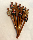 Vintage Swizzle Sticks Drambuie   Dewar s Rusty Nail Cocktail Stirrers Lot Of 12