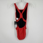Nwt Speedo Pro Lt One Piece Swimsuit Red Team Size 12 38 Racing Training Swim