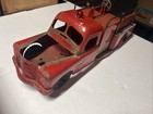 Vintage 1940 s Structo Pressed Steel S f d  Fire Truck Parts Or Restore