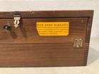 Vtg Buck Knives Usa Wooddovetailed Countertop Retail Storedisplay Case