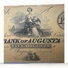 Bank Of Augusta Ga  5 Obsolete Note Beehive 1830s-50s Georgia Remainder Not