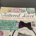 The Tattered Lace Crafting Magazine  29 W vintage Handbag Die   16 Papers New Se