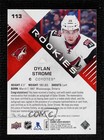 2016-17 Sp Game Used Edition Red Material Dylan Strome  113 Rookie Auto Rc 01t4