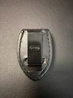 Jay-pee Leather Badge Holder Black Belt Clip Police Fire Security Genuine