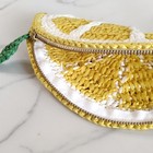 Handmade Lemon Crochet Pouch Glasses Case Eco Andaria Summer Cute Japan