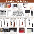 Leather Tooling Kit Leather Craft Tools Leatherworking Kit Tools 