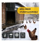 Automatic Chicken Coop Door Aluminum Weatherproof Coops Door Opener With Timer