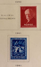 Norway  1940-1942  Lot Of 5 Stamps Used   Hinged