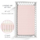 Frankie Fitted Crib Sheet 100  Organic Cotton For Baby   Toddler Mattress  Br   
