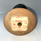 Vintage Intrinsic  24 Black Cotton Thread Wood Spool   American Thread Co  Usa