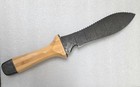 Barebones  Hori Hori Garden Tool With Wood Handle   Double Sided  Blade