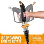 Yamatic 4000 Psi Pressure Washer Gun And Rubber Power Washer Hose Kit  50 100 Ft