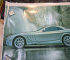 Huge 48x36 2005 Mercedes-benz Slr Poster