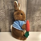 Vintage Eden Furry Peter Rabbit Stuffed Animal 9    Beatrix Potter Classic Story