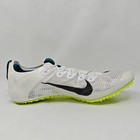 Nike Zoom Superfly Elite 2 Flyknit Sz 9 5 Track Spikes White Green Fz9662-100