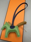 Hermes Bnib Milo Lambskin Grigri Rodeo Bag Charm
