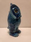 Vintage Haeger Bank Ceramic Blue Aqua Winking Owl Rare 8036 Free Shipping 