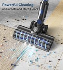 Cordless Vacuum Cleaner 30kpa 45min Runtime Stick 1 5l For Pet Hair Carpet Clean