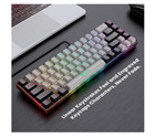 Gaming Keyboard Rgb Backlit Light Up Ergonomic For Computer Pc laptop