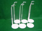 Barbie Doll Stands Set Of 6 White Metal And For Other Fashion Dolls By Kaiser
