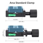 50mm Tripod Quick Release Plate And Clamp Base Kit Camera Mount Adapter