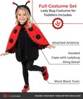 Toddlers Ladybird Costume 1 - 4 Yrs Boys Girls Cute Animal Ladybug Halloween