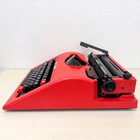 Vintage Olivetti Lettera 112 Typewriter Made In Spain Tested Working W case