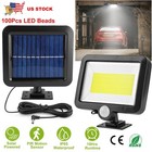 100 Led Solar Powered Sensor Light Motion Sensor Outdoor Security Flood Light