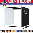 Led Photo Studio Light Box Portable Folding Photography Shooting Tent Kit           
