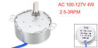 Synchronous Motor Ac 100-127v 2 5-3rpm 50-60hz Ccw cw 4w D Shaft