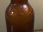 Vintage Star Brewing Co  Lomira Wis Amber Beer Bottle Rare Wisconsin One Pint