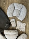 Nuna Grey Padded Infant Insert Set - New With Bag No Tags
